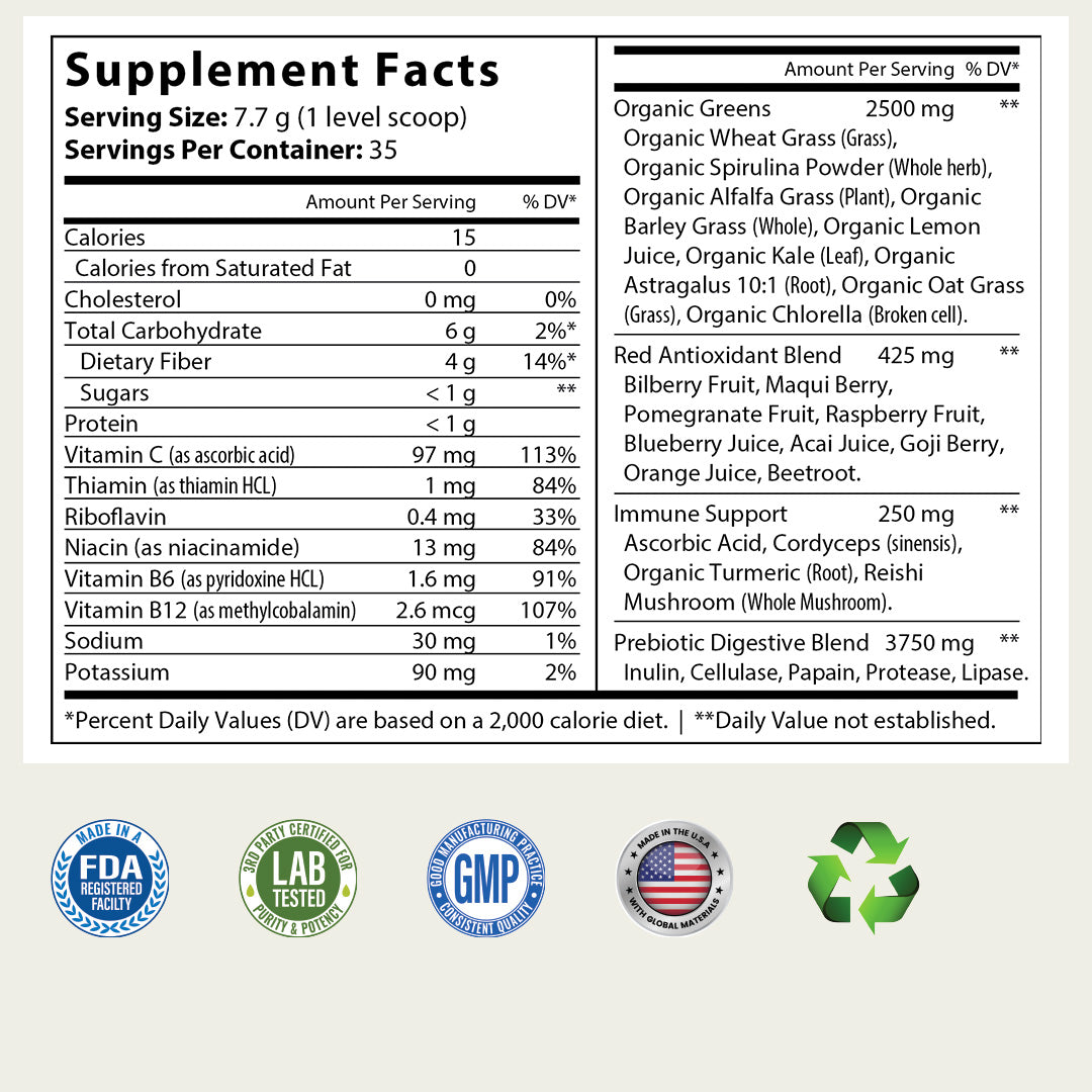 XV1 Green Superfood Powder